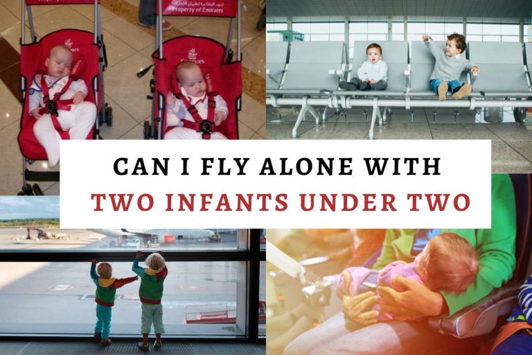 Can I Fly Alone With Two Infants Under Two